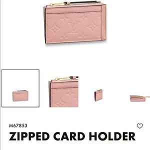 ISO: LV zipped card holder